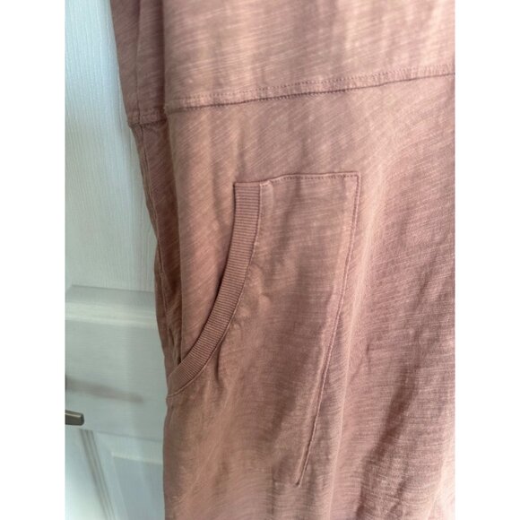 Free People LG Intimately Just Because V-Neck One Piece Jumpsuit Rosewood Pink - Picture 8 of 10